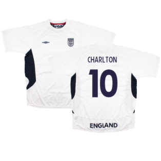 England 2005-07 Umbro Training Shirt (L) (Mint) (Charlton 10)