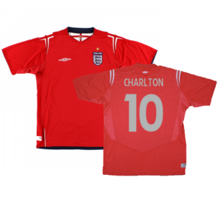 England 2004-06 Away Football Shirt (Excellent) (Charlton 10)