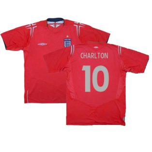 England 2004-06 Away Shirt (Very Good) (Charlton 10)