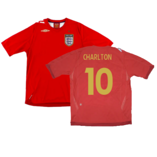 England 2006-08 Away Shirt (Very Good) (Charlton 10)