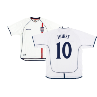 England 2001-03 Home Shirt (2XL) (Good) (Hurst 10)