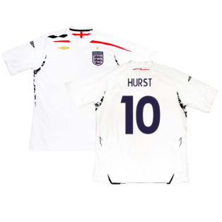 England 2007-2009 Home Shirt (L) (Very Good) (Hurst 10)