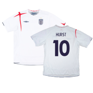 England 2005-07 Home Shirt (XL) (Very Good) (Hurst 10)