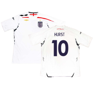 England 2007-09 Home Shirt (XXL) (Fair) (Hurst 10)