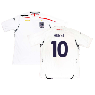 England 2007-09 Home Shirt (Excellent) (Hurst 10)