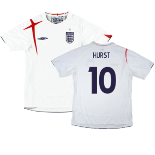 England 2005-2007 Home Shirt (XL) (Very Good) (Hurst 10)