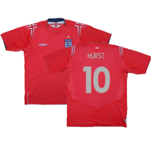 England 2004-06 Away Shirt (XL) (Very Good) (Hurst 10)