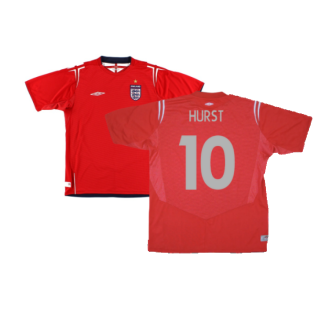 England 2004-06 Away Shirt (Excellent) (Hurst 10)