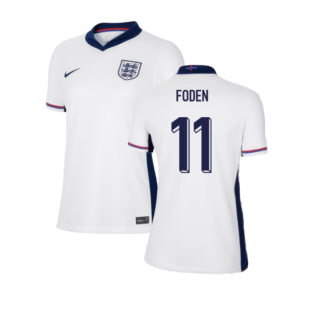 2024-2025 England Home Shirt (Womens) (Foden 11)