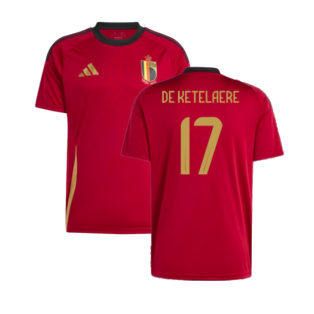 2024-2025 Belgium Home Fan Shirt (De Ketelaere 17)