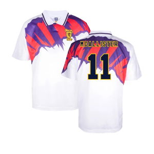 Scotland 1992 Away Retro Shirt (McAllister 11)