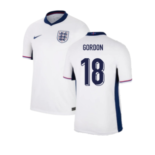 2024-2025 England Home Shirt (Gordon 18)