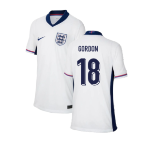 2024-2025 England Home Shirt (Kids) (Gordon 18)