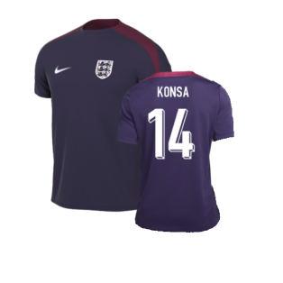 2024-2025 England Strike Training Shirt (Purple Ink) (Konsa 14)