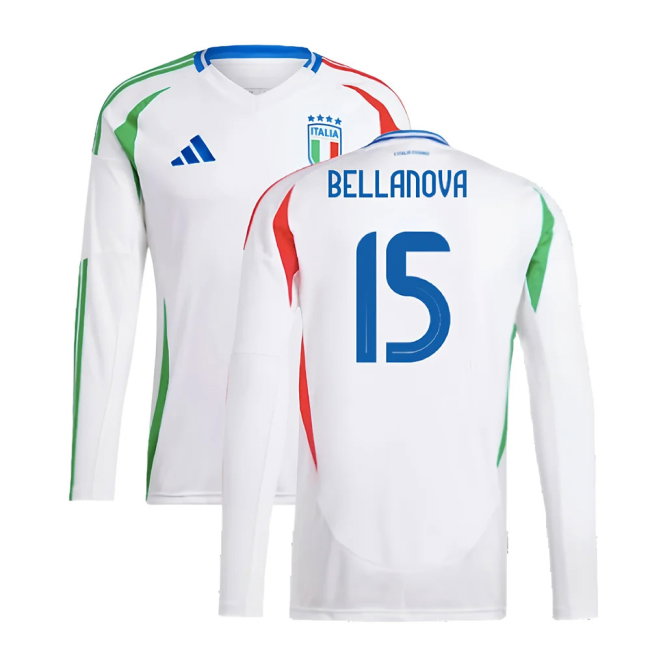 2024-2025 Italy Long Sleeve Away Shirt (BELLANOVA 15)