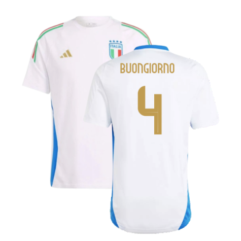 2024-2025 Italy Training Tee (White) (BUONGIORNO 4)