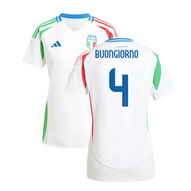 2024-2025 Italy Away Shirt (Ladies) (BUONGIORNO 4)