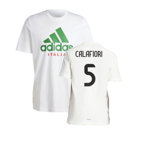 2024-2025 Italy DNA Graphic Tee (White) (CALAFIORI 5)