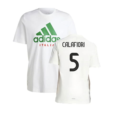 2024-2025 Italy DNA Graphic Tee (White) (CALAFIORI 5)