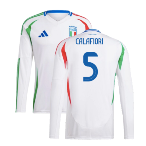 2024-2025 Italy Long Sleeve Away Shirt (CALAFIORI 5)