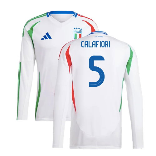 2024-2025 Italy Long Sleeve Away Shirt (CALAFIORI 5)