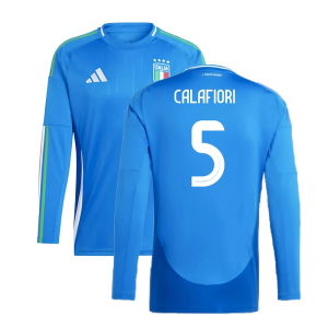 2024-2025 Italy Long Sleeve Home Shirt (CALAFIORI 5)