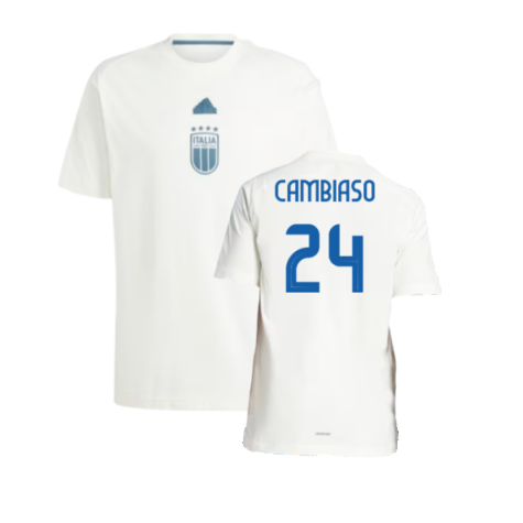 2024-2025 Italy Travel Tee (Off White) (CAMBIASO 24)