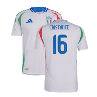 2024-2025 Italy Authentic Away Shirt (CRISTANTE 16)