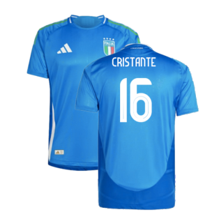 2024-2025 Italy Authentic Home Shirt (CRISTANTE 16)