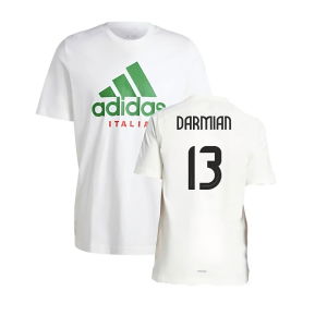 2024-2025 Italy DNA Graphic Tee (White) (DARMIAN 13)