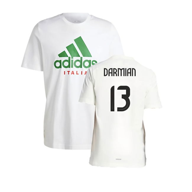 2024-2025 Italy DNA Graphic Tee (White) (DARMIAN 13)