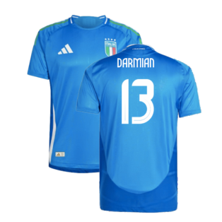 2024-2025 Italy Authentic Home Shirt (DARMIAN 13)