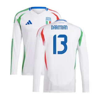 2024-2025 Italy Long Sleeve Away Shirt (DARMIAN 13)