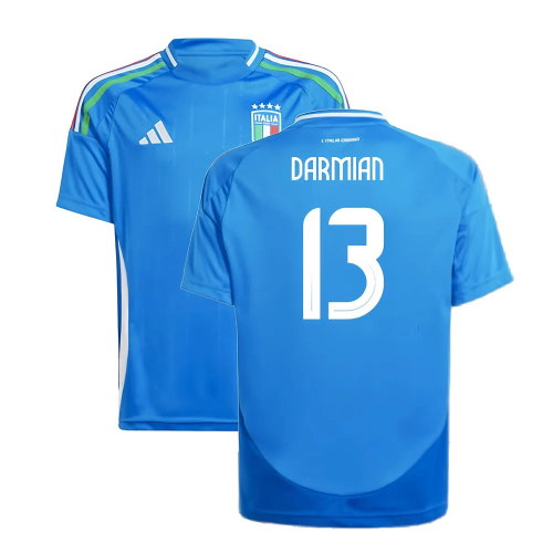 2024-2025 Italy Home Shirt (Kids) (DARMIAN 13) 2024-2025 Italy Home Shirt (Kids) (DARMIAN 13)