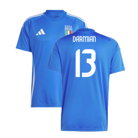 2024-2025 Italy Home Fan Jersey (DARMIAN 13)