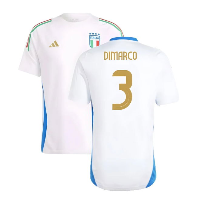 2024-2025 Italy Training Tee (White) (DIMARCO 3)