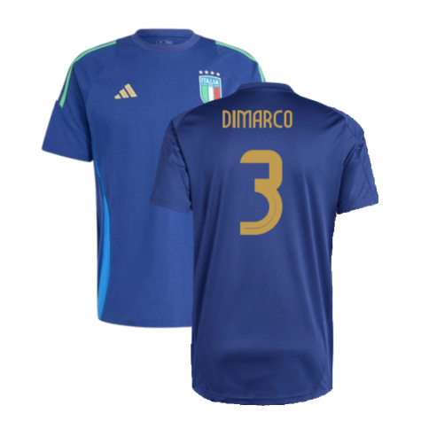 2024-2025 Italy Training Tee (Navy) (DIMARCO 3)