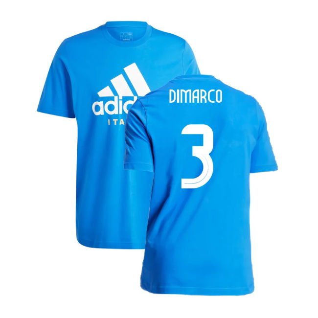 2024-2025 Italy DNA Graphic Tee (Blue) (DIMARCO 3)