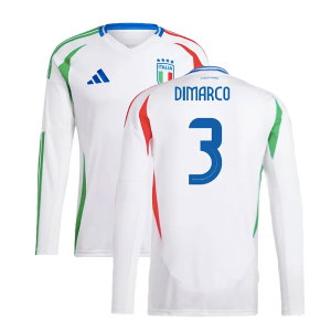 2024-2025 Italy Long Sleeve Away Shirt (DIMARCO 3)