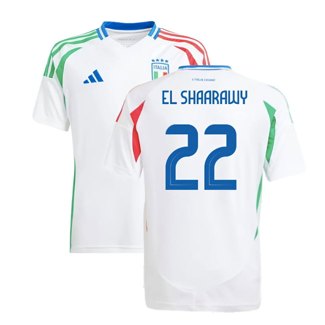 2024-2025 Italy Away Shirt (Kids) (EL SHAARAWY 22)