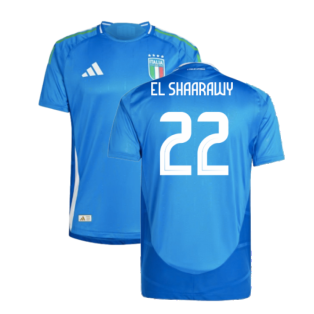 2024-2025 Italy Authentic Home Shirt (EL SHAARAWY 22)