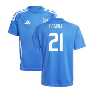2024-2025 Italy Home Fan Jersey (Kids) (FAGIOLI 21)