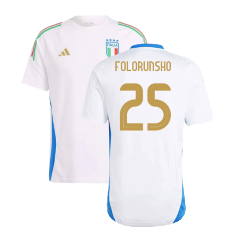 2024-2025 Italy Training Tee (White) (FOLORUNSHO 25)