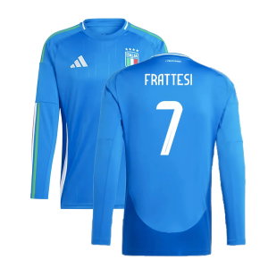 2024-2025 Italy Long Sleeve Home Shirt (FRATTESI 7)