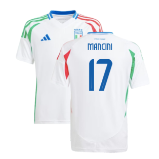 2024-2025 Italy Away Shirt (Kids) (MANCINI 17)