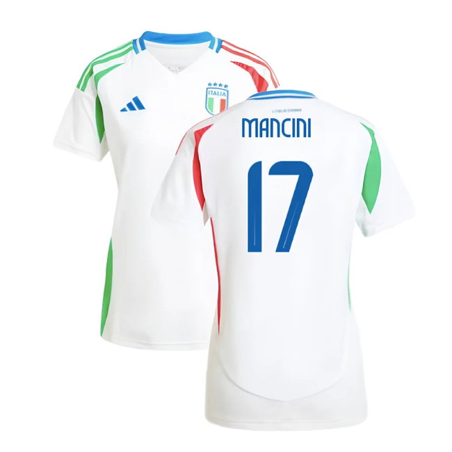 2024-2025 Italy Away Shirt (Ladies) (MANCINI 17)