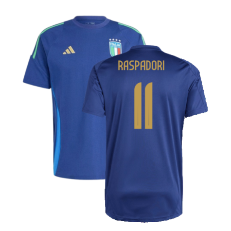 2024-2025 Italy Training Tee (Navy) (RASPADORI 11)