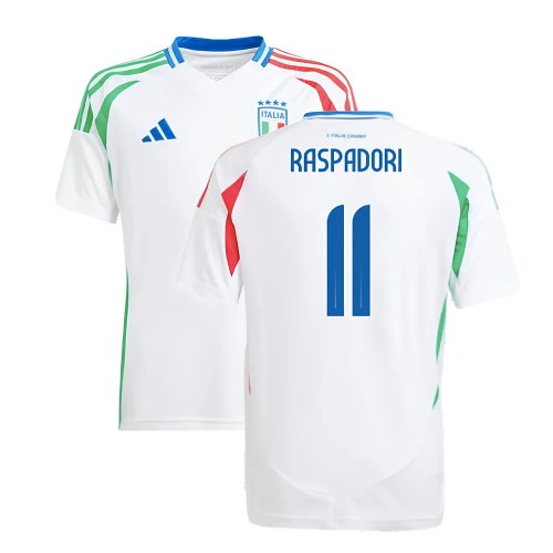 2024-2025 Italy Away Shirt (Kids) (RASPADORI 11)