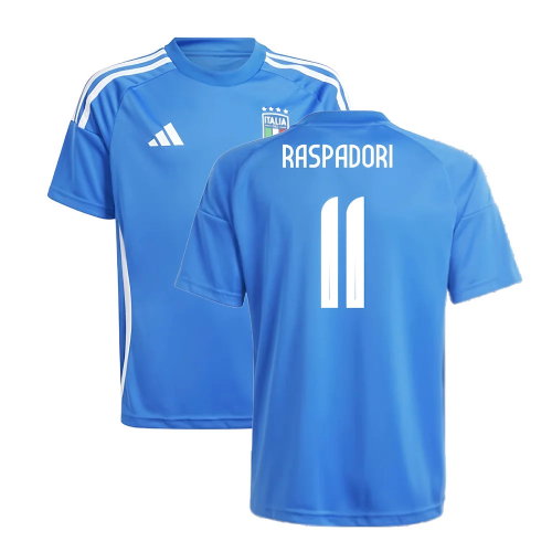 2024-2025 Italy Home Fan Jersey (Kids) (RASPADORI 11)