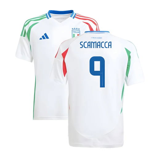2024-2025 Italy Away Shirt (Kids) (SCAMACCA 9)